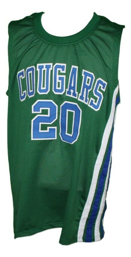 Marc Calvin #20 Carolina Cougars Retro Aba Basketball Jersey Green
