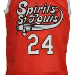 Marvin Barnes #24 Spirits Of St Louis Aba Basketball Jersey Orange