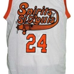 Marvin Barnes #24 Spirits Of St Louis Aba Basketball Jersey White