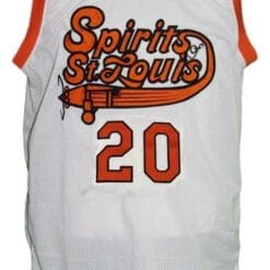 Maurice Lucas #20 Spirits Of St Louis Aba Basketball Jersey White
