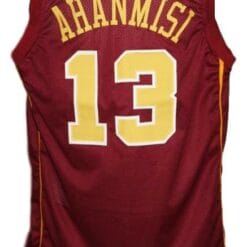 Maverick Ahanmisi #13 Custom College Basketball Jersey Maroon