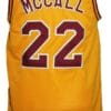 McCall #22 Love And Basketball Jersey Yellow