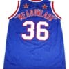Meadowlark #36 Harlem Globetrotters Basketball Jersey Blue