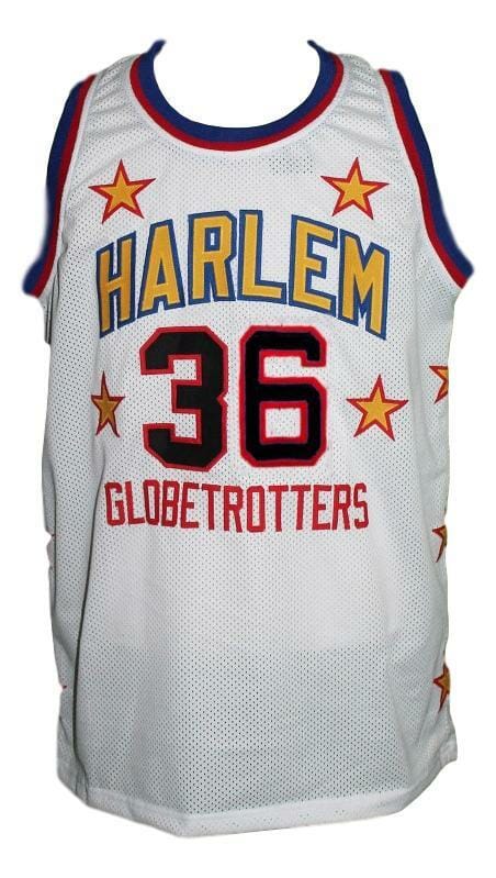 Meadowlark Lemon #36 Harlem Globetrotters Basketball Jersey White