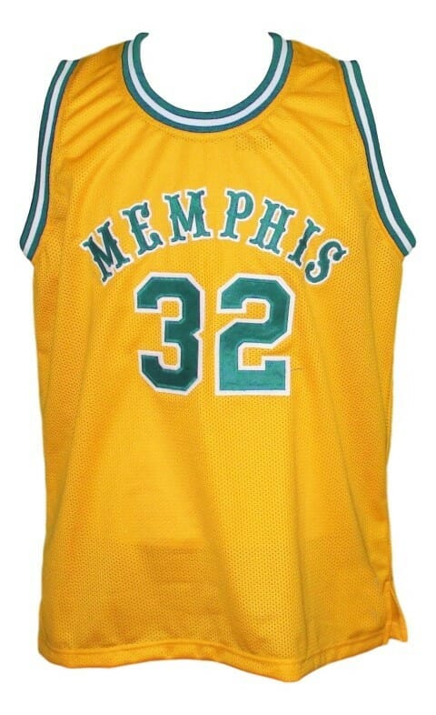 Memphis Tams Retro Aba 1974 Basketball Jersey Yellow