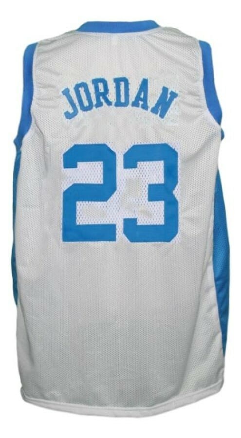 Michael Jordan #23 College Basketball Jersey White