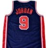 Michael Jordan #9 Team USA Basketball Jersey Navy Blue