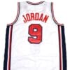 Michael Jordan #9 Team USA Basketball Jersey White