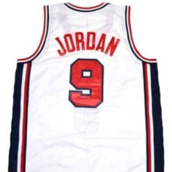 Michael Jordan #9 Team USA Basketball Jersey White