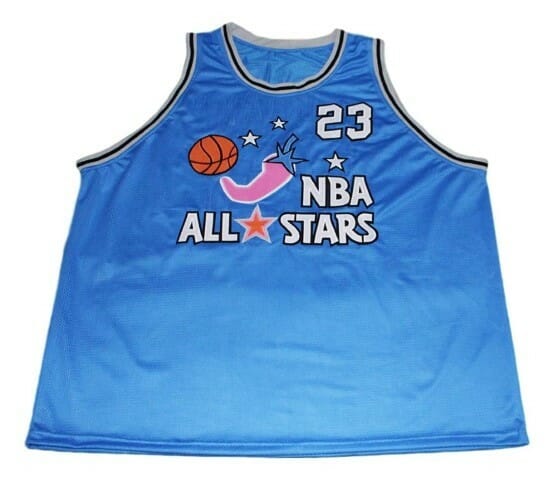 Michael Jordan #23 All Stars Basketball Jersey Blue