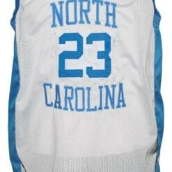 Michael Jordan #23 College Basketball Jersey White