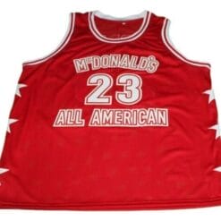 Michael Jordan #23 McDonald's All American Basketball Jersey Red