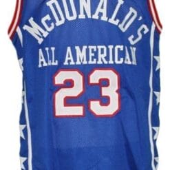 Michael Jordan #23 McDonald's All American Basketball Jersey New Blue
