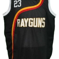Michael Jordan Roswell Rayguns Basketball Jersey New Sewn Black