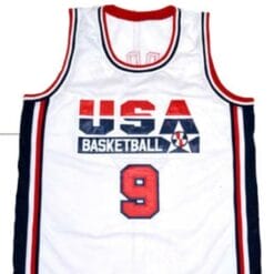 Michael Jordan #9 Team USA Basketball Jersey White