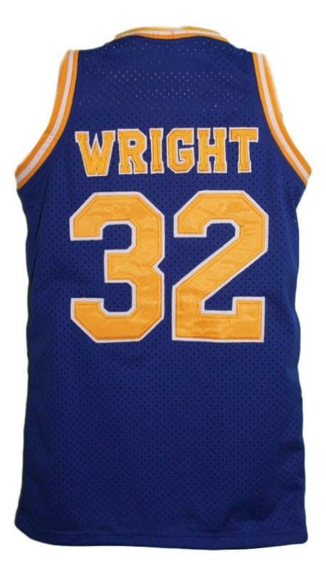 Monica Wright #32 Crenshaw Love And Basketball Jersey Blue