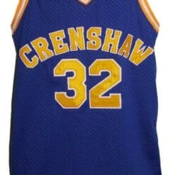Monica Wright #32 Crenshaw Love And Basketball Jersey Blue