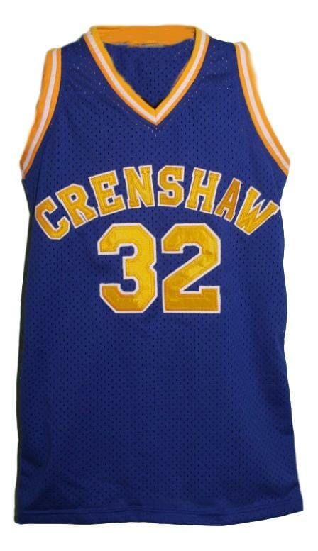 Monica Wright #32 Crenshaw Love And Basketball Jersey Blue