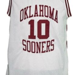Mookie Blaylock #10 Custom College Basketball Jersey White