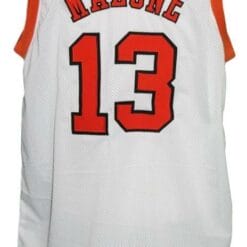 Moses Malone #13 Spirits Of St Louis Aba Basketball Jersey White