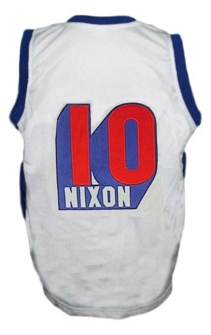 Norm Nixon #10 Dukes Basketball Jersey New Sewn White