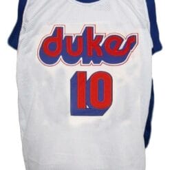 Norm Nixon #10 Dukes Basketball Jersey New Sewn White