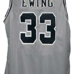 Patrick Ewing #33 Custom College Basketball Jersey Grey