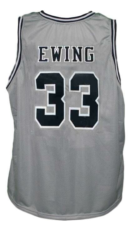 Patrick Ewing #33 Custom College Basketball Jersey Grey