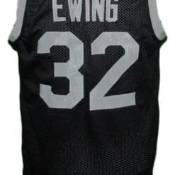 Patrick Ewing Cambridge High School Basketball Jersey Black