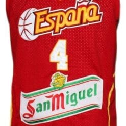 Pau Gasol Team Spain Espana Basketball Jersey Red