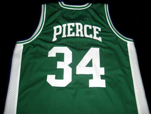 Paul Pierce #34 Inglewood High School New Basketball Jersey Green