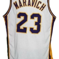 Pete Maravich #23 College Basketball Jersey New Sewn White