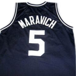 Pete Maravich #5 Daniel High School Basketball Jersey Navy Blue