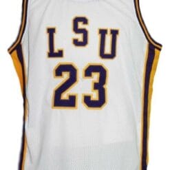 Pete Maravich #23 College Basketball Jersey New Sewn White
