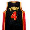 Rajon Rondo #4 Oak Hill High School Basketball Jersey Black