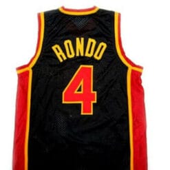 Rajon Rondo #4 Oak Hill High School Basketball Jersey Black