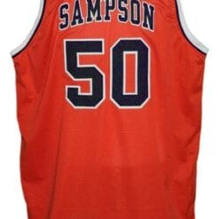 Ralph Sampson #50 Custom College Basketball Jersey Orange