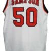 Ralph Sampson #50 Custom College Basketball Jersey White