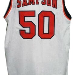 Ralph Sampson #50 Custom College Basketball Jersey White