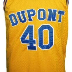 Randy Moss #40 Dupont High School Basketball Jersey Yellow