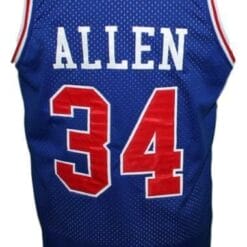 Ray Allen #34 Hillcrest High School Basketball Jersey Blue