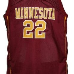 Reggie Lynch #22 College Basketball Jersey Sewn Maroon