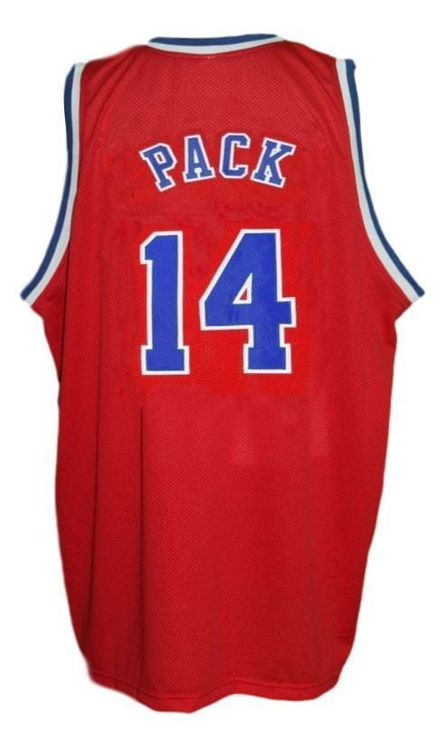Robert Pack #14 Washington Retro Basketball Jersey Red