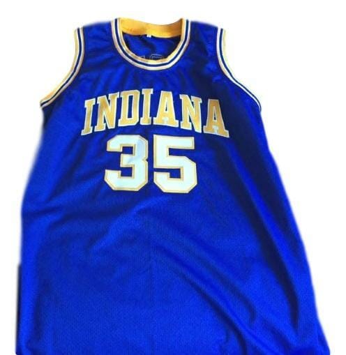 Roger Brown #35 Indiana Aba Retro Basketball Jersey Blue