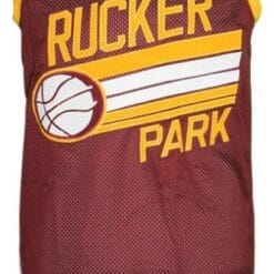 Custom Name # Rucker Park Basketball Jersey New Sewn Maroon