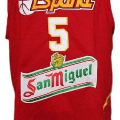 Rudy Fernandez Team Spain Espana Basketball Jersey New Sewn Red
