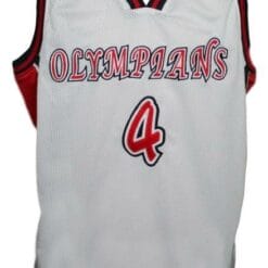 Russell Westbrook #4 Olympians HS Basketball Jersey Sewn White