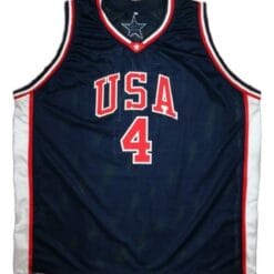 Steve Smith Team USA Basketball Jersey Sewn Navy Blue