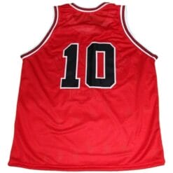 Sakuragi Hanamichi #10 Shohoku Slam Dunk Basketball Jersey Red