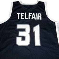 Sebastian Telfair #31 Lincoln High School Basketball Jersey Navy Blue